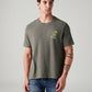 Men's Graphic Print Regular Fit T-Shirt - Front View