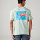 Men's Graphic Print Regular Fit T-Shirt - Back View