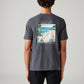 Men's Graphic Print Regular Fit T-Shirt - Back View