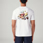 Men's Graphic Print Regular Fit T-Shirt - Back View