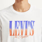Men's Brand Logo White Crew Neck T-shirt - Detail View