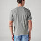 Men's Patchwork Regular Fit Overdyed T-Shirt - Back View