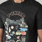 Men's Graphic Print Regular Fit Jersey T-Shirt - Detail View