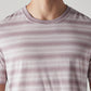 Men's Striped Regular Fit Jersey T-Shirt - Detail View