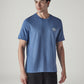 Men's Solid Regular Fit Overdyed Jersey T-Shirt - Side View