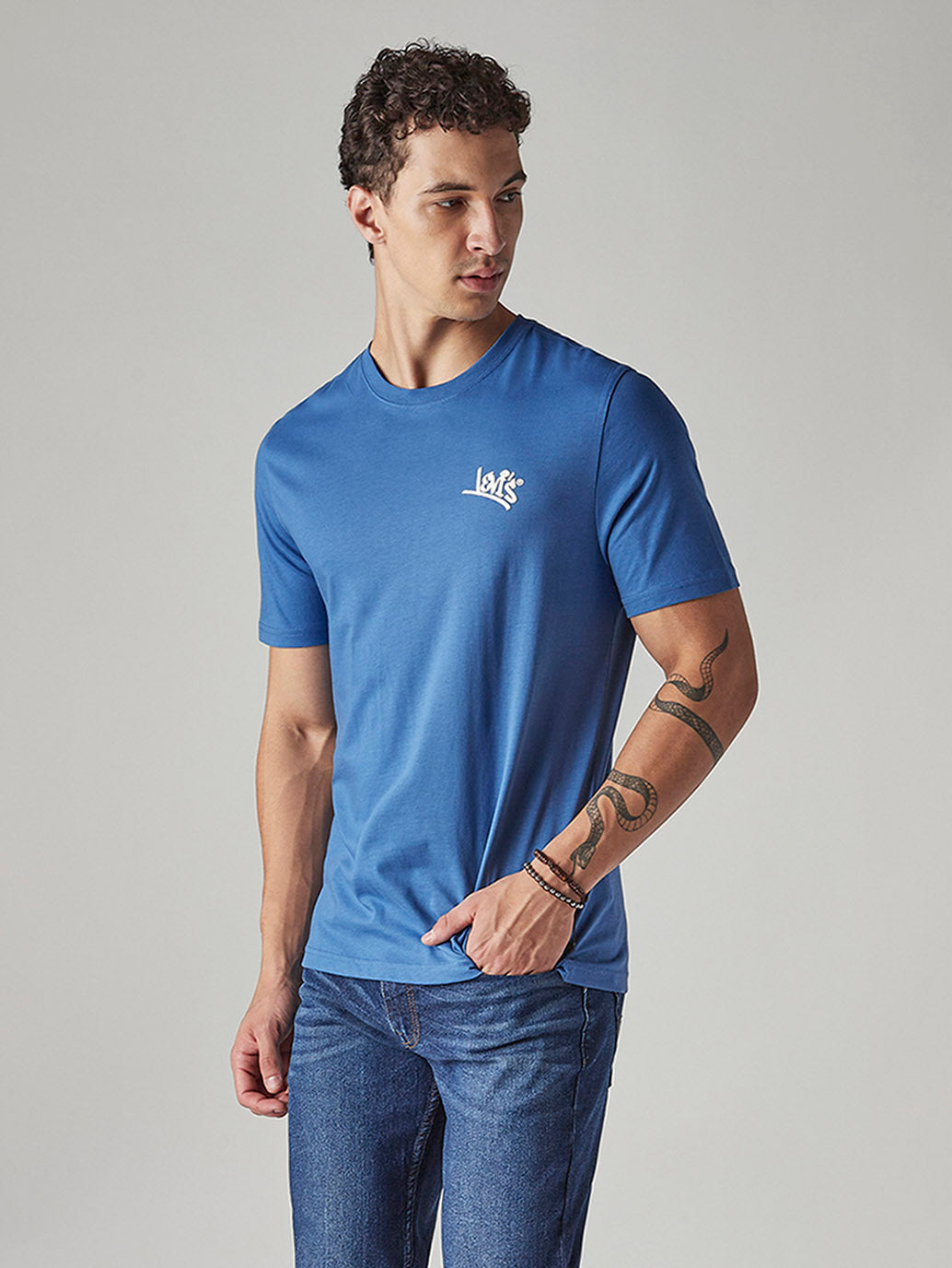 Men's Solid Regular Fit Jersey T-Shirt