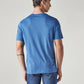 Men's Solid Regular Fit Jersey T-Shirt - Back View