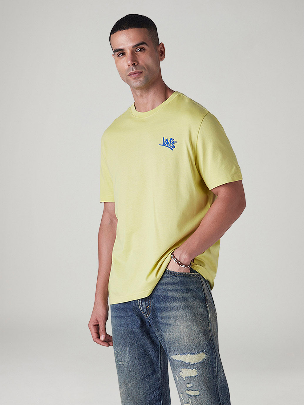 Men's Solid Regular Fit Jersey T-Shirt