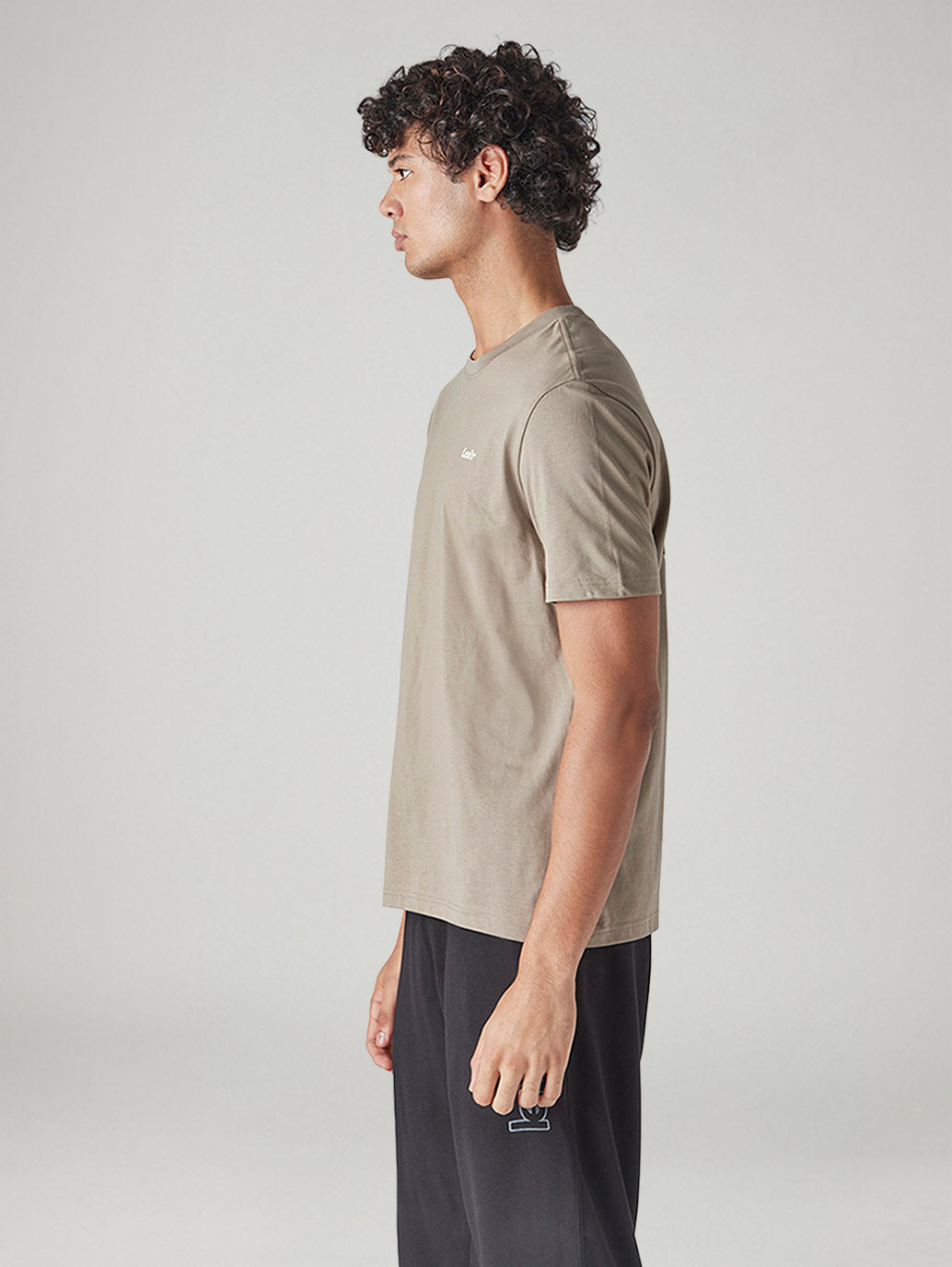 Men's Graphic Print Regular Fit T-Shirt - Side View