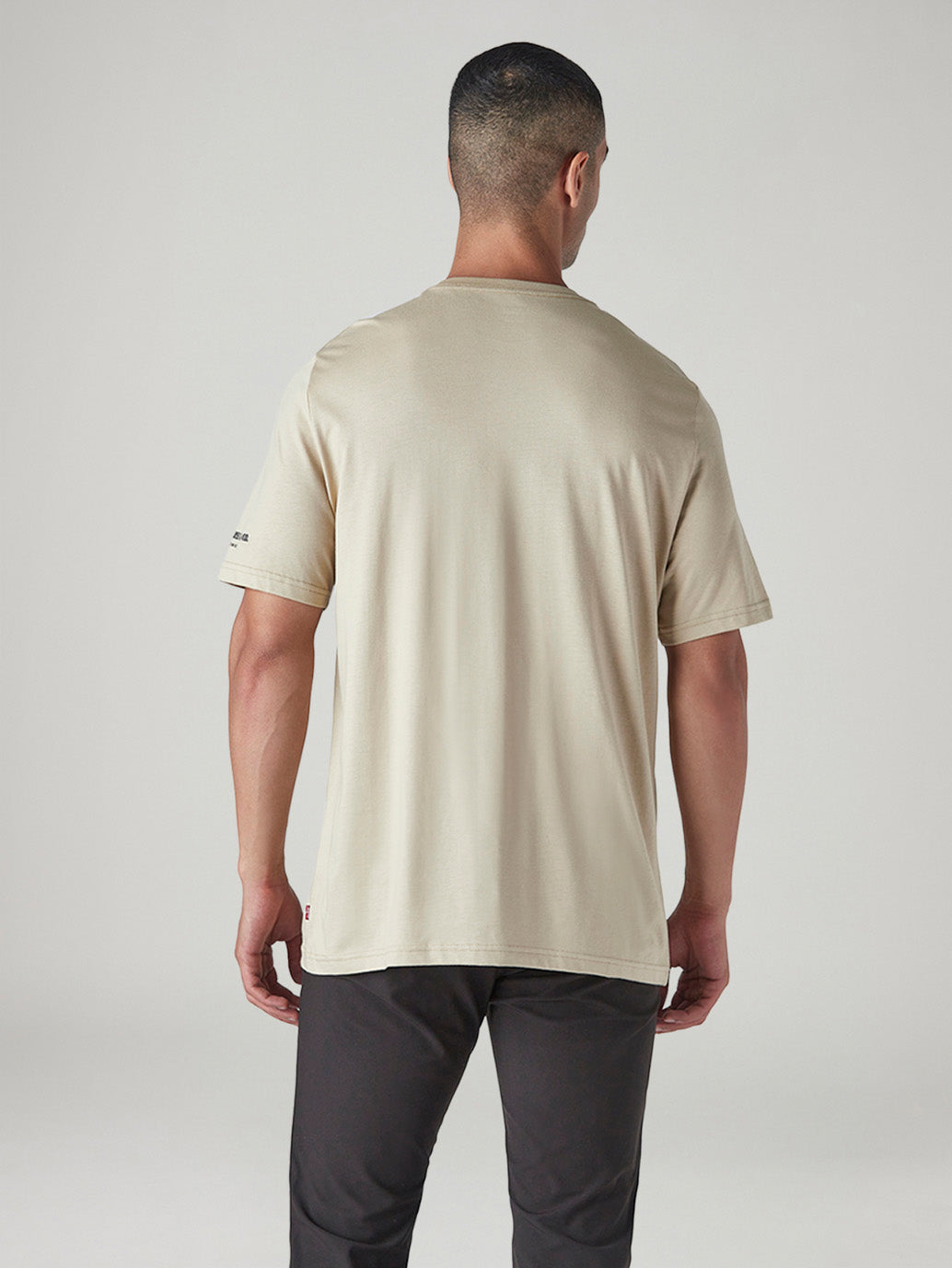 Men's Graphic Print Regular Fit Jersey T-Shirt - Back View