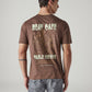 Men's Graphic Print Regular Fit Jersey T-Shirt - Back View