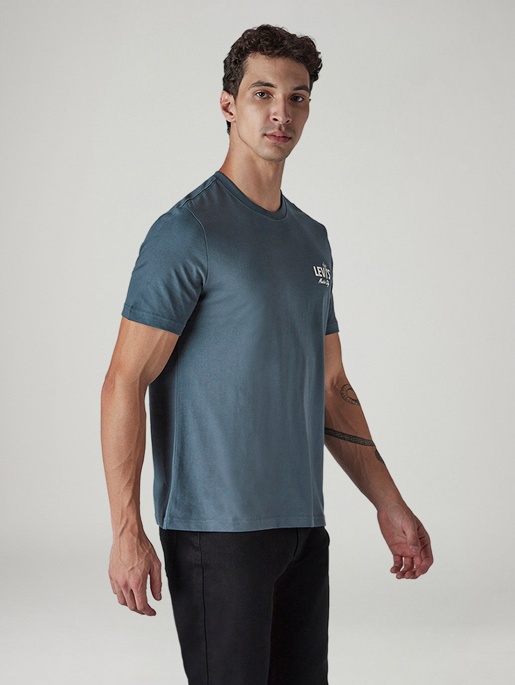 Men's Solid Regular Fit Jersey T-Shirt - 20 View