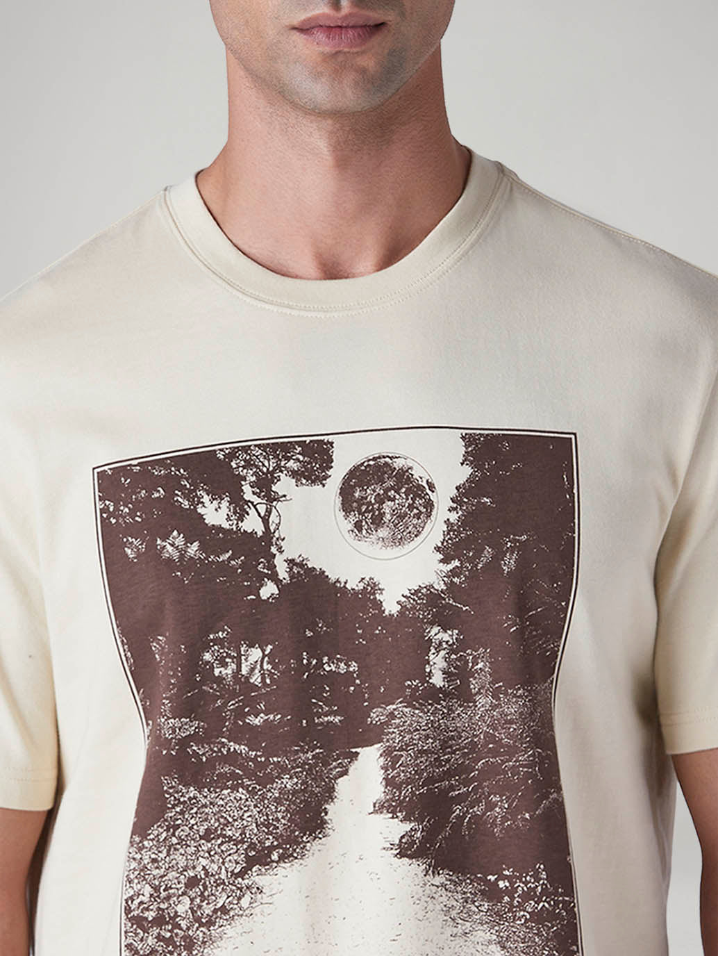 Men's Graphic Print Regular Fit Jersey T-Shirt - 20 View