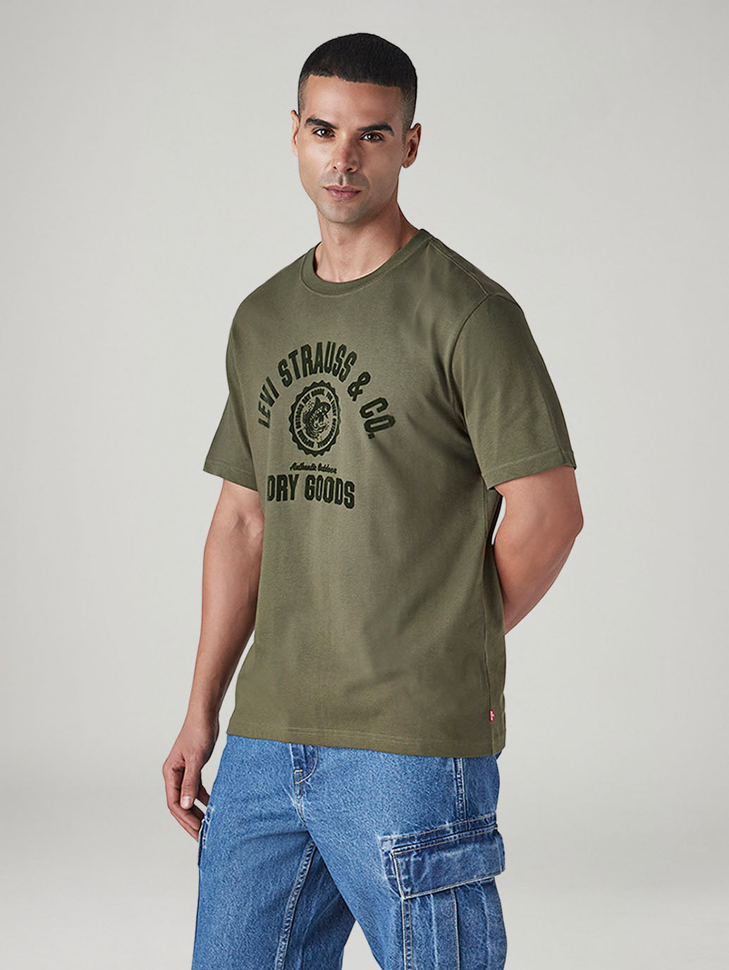 Men's Typography Printed Regular Fit Jersey T-Shirt