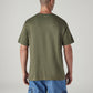 Men's Typography Printed Regular Fit Jersey T-Shirt - Back View