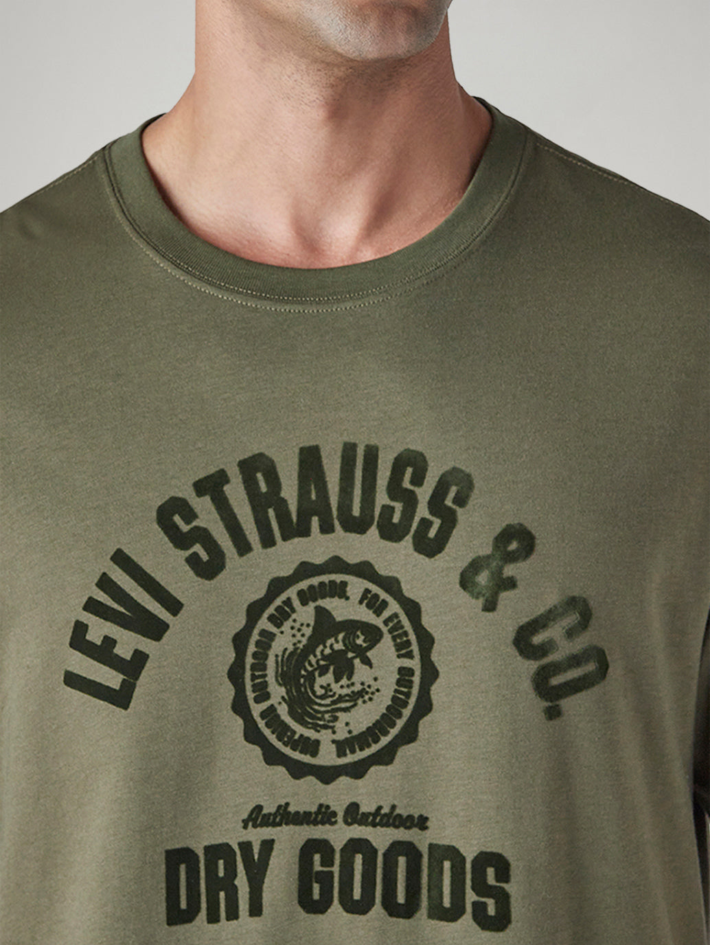 Men's Typography Printed Regular Fit Jersey T-Shirt - Detail View