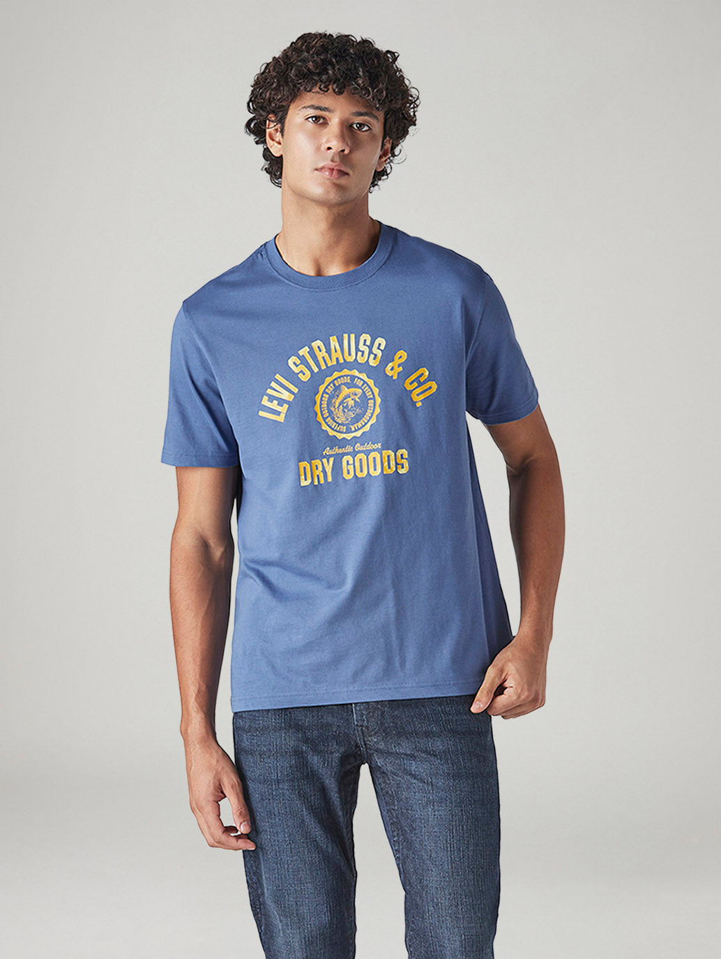 Men's Graphic Print Regular Fit T-Shirt - Styleshot View