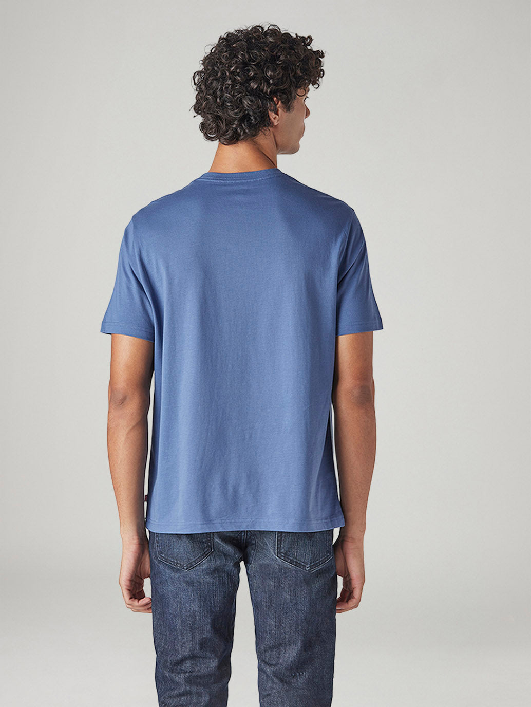 Men's Graphic Print Regular Fit T-Shirt - Back View