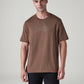 Men's Logo Printed Regular Fit Interlock T-Shirt - Front View
