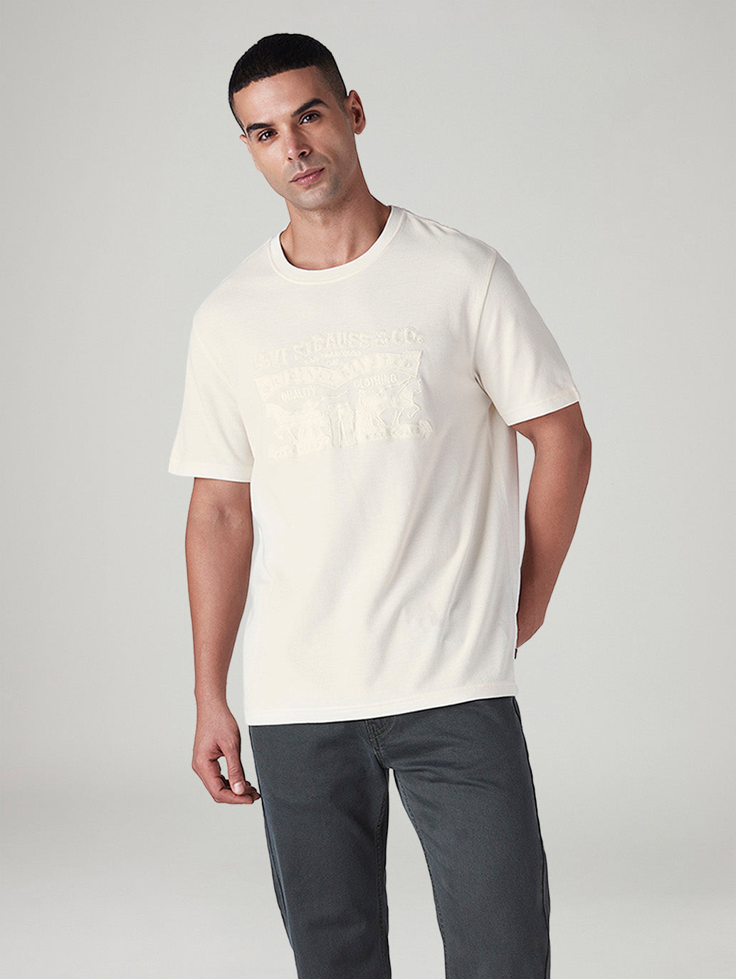 Men's Knitted Regular Fit T-Shirt