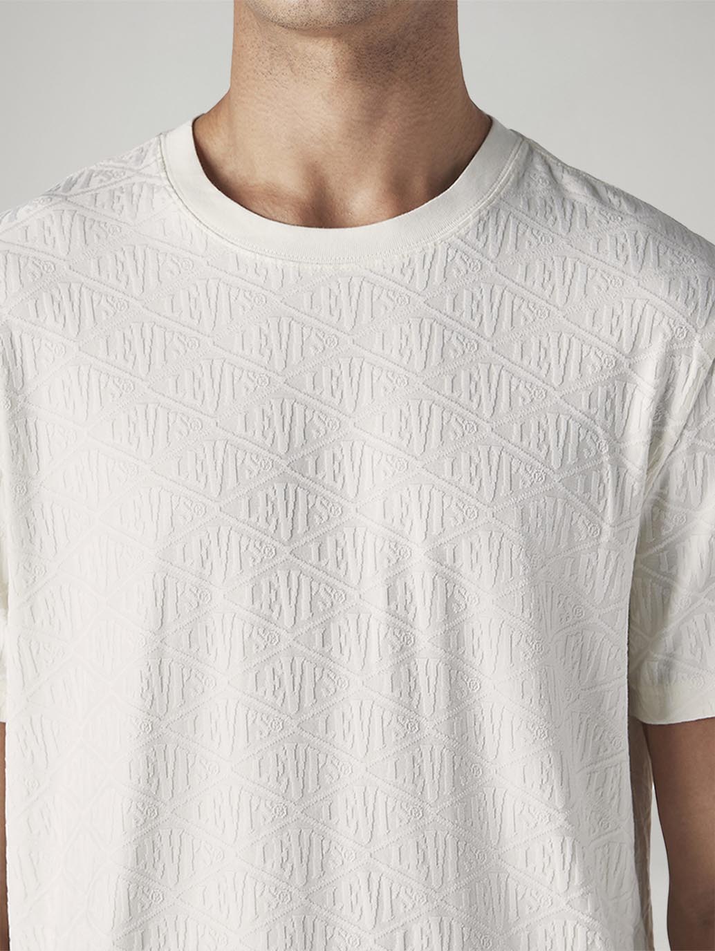 Men's Textured Regular Fit Pique T-Shirt - 20 View