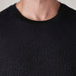 Men's Textured Regular Fit T-Shirt - Detail View