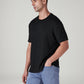 Men's Textured Regular Fit T-Shirt - Side View