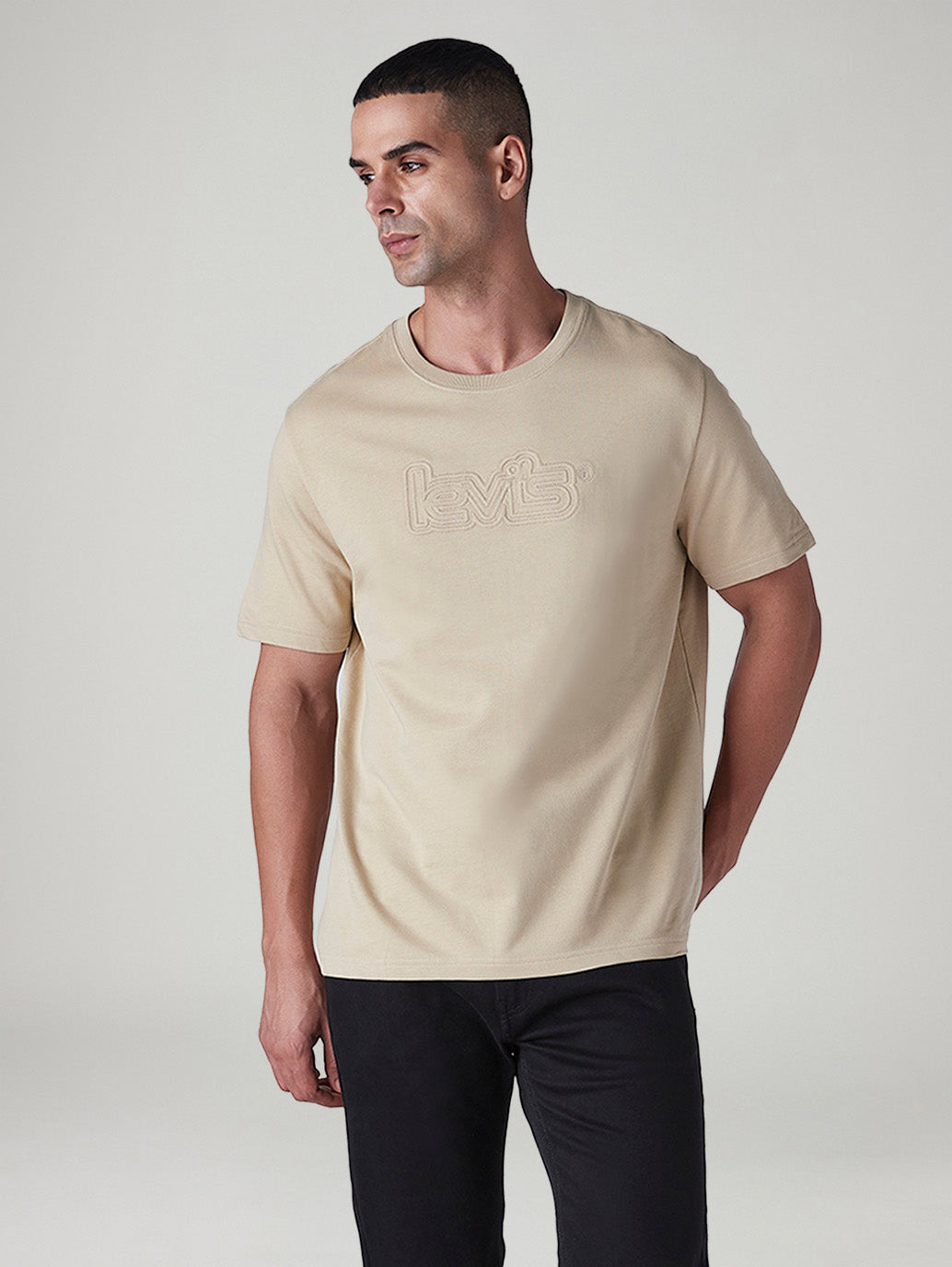 Men's Embroidered Regular Fit T-Shirt