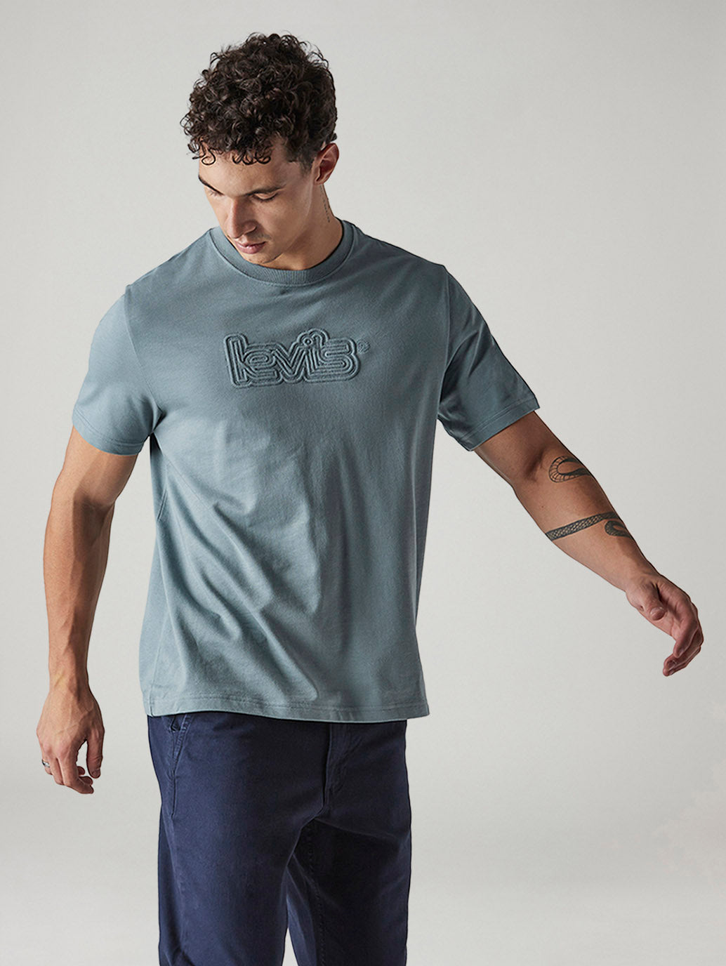 Men's Embroidered Regular Fit T-Shirt