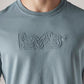 Men's Embroidered Regular Fit T-Shirt - Detail View