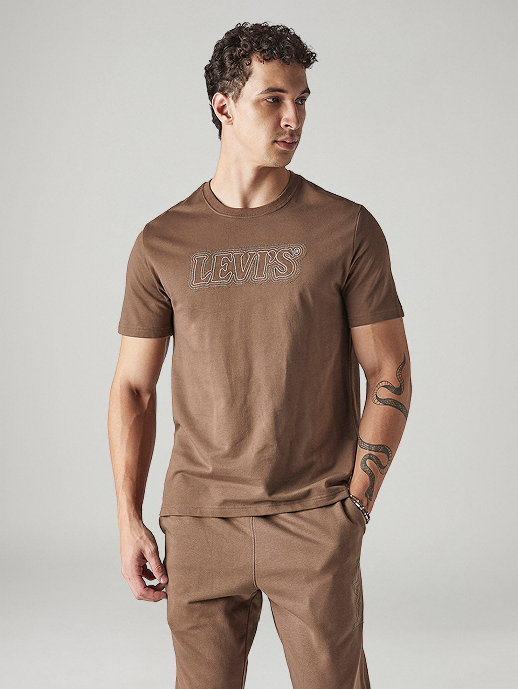 Men's Embroidered Regular Fit T-Shirt