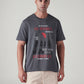 Men's Graphic Print Regular Fit T-Shirt - Front View