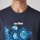 Men's Graphic Print Regular Fit Textured T-Shirt - 20 View