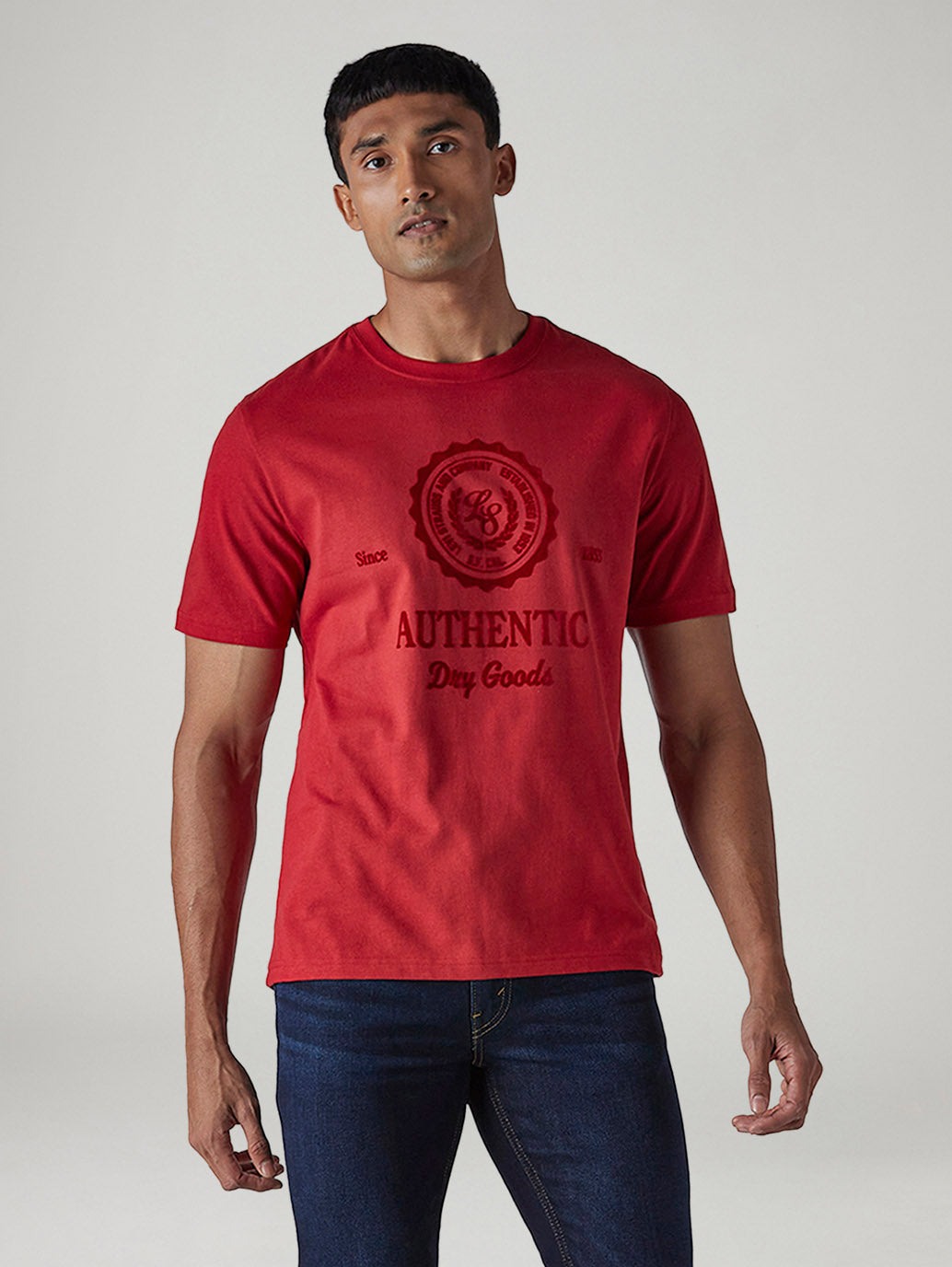 Men's Graphic Print Regular Fit Jersey T-Shirt