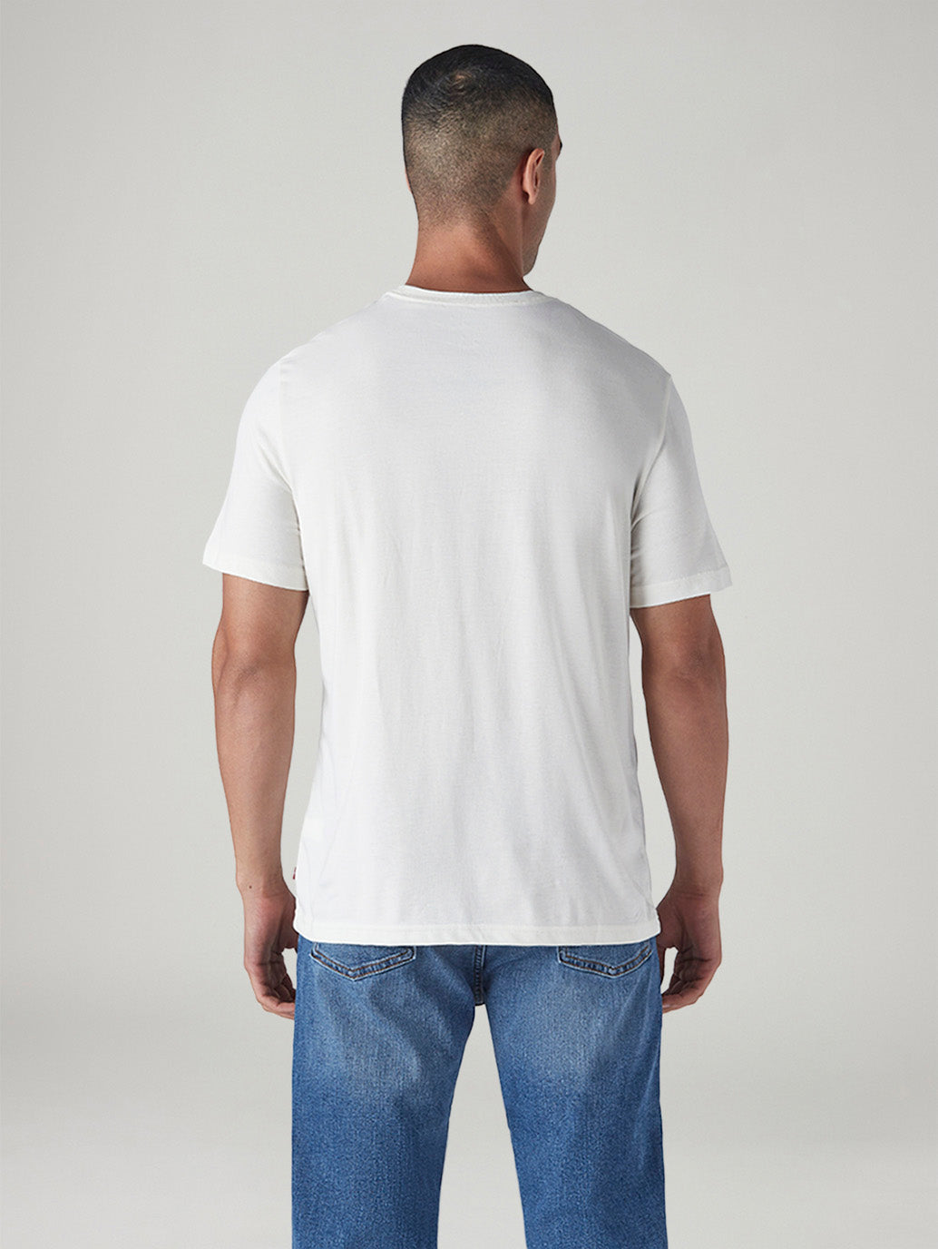 Men's Graphic Print Regular Fit Jersey T-Shirt - Back View