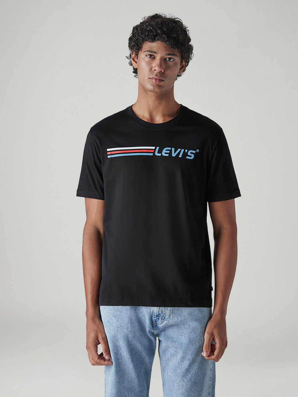 Men's Logo Printed Regular Fit T-Shirt