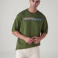 Men's Logo Printed Regular Fit T-Shirt - Styleshot View