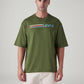 Men's Logo Printed Regular Fit T-Shirt - Front View