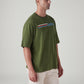 Men's Logo Printed Regular Fit T-Shirt - Side View
