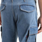 Men's Regular Fit Mid Indigo Joggers - 19fd80b4-eb4f-4c05-8d76-e76bcdf1a45a View