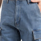 Men's Regular Fit Mid Indigo Joggers - dae63c2c-2c01-429e-b1fb-cae3337d93e1 View
