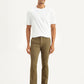 Men's Brown Slim Fit Chinos - Front View