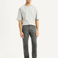 Men's Grey Slim Fit Mid Rise Chinos - Front View