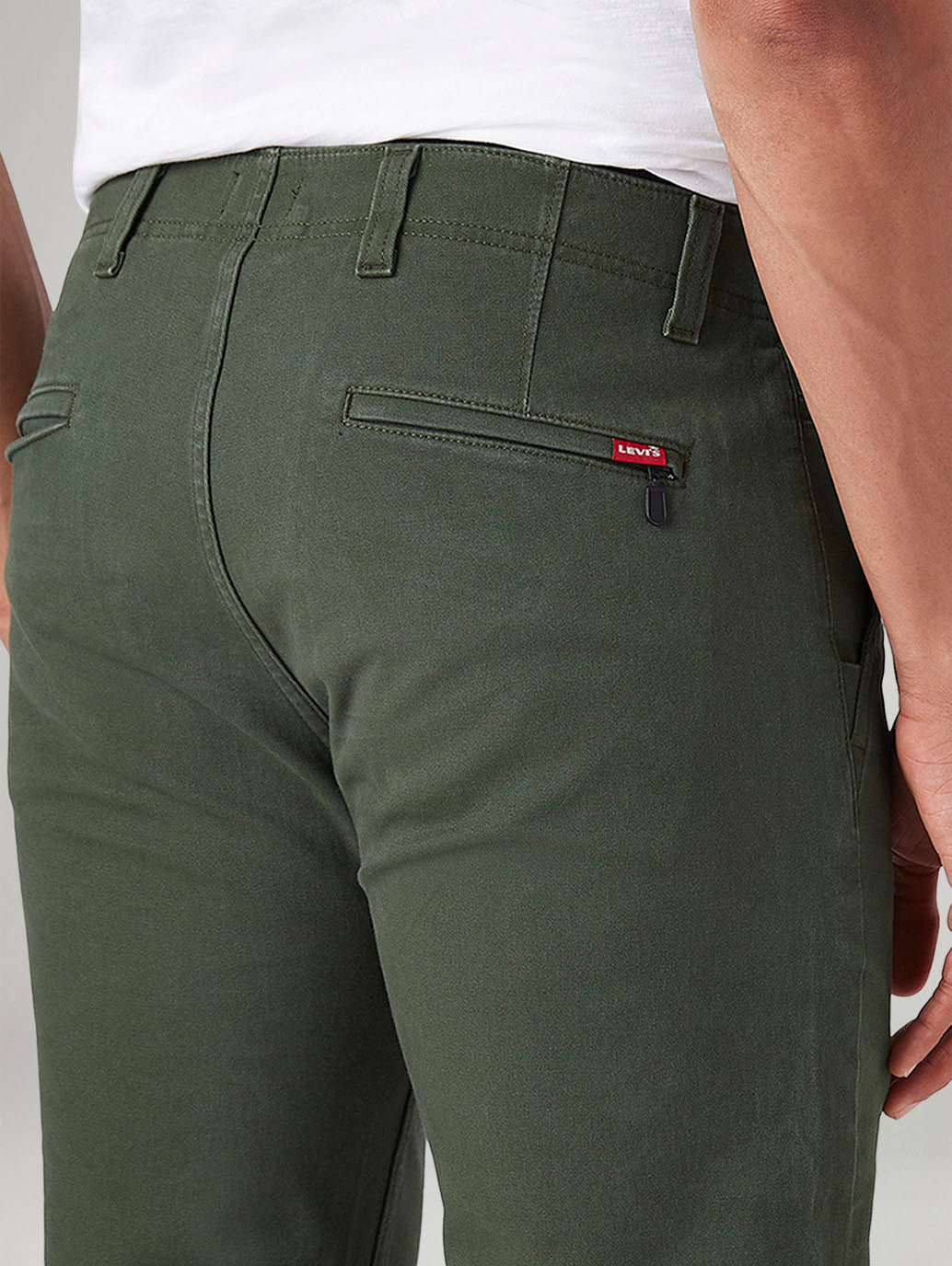 Men's 511 Olive Slim Fit Mid Rise Chinos - 20 View