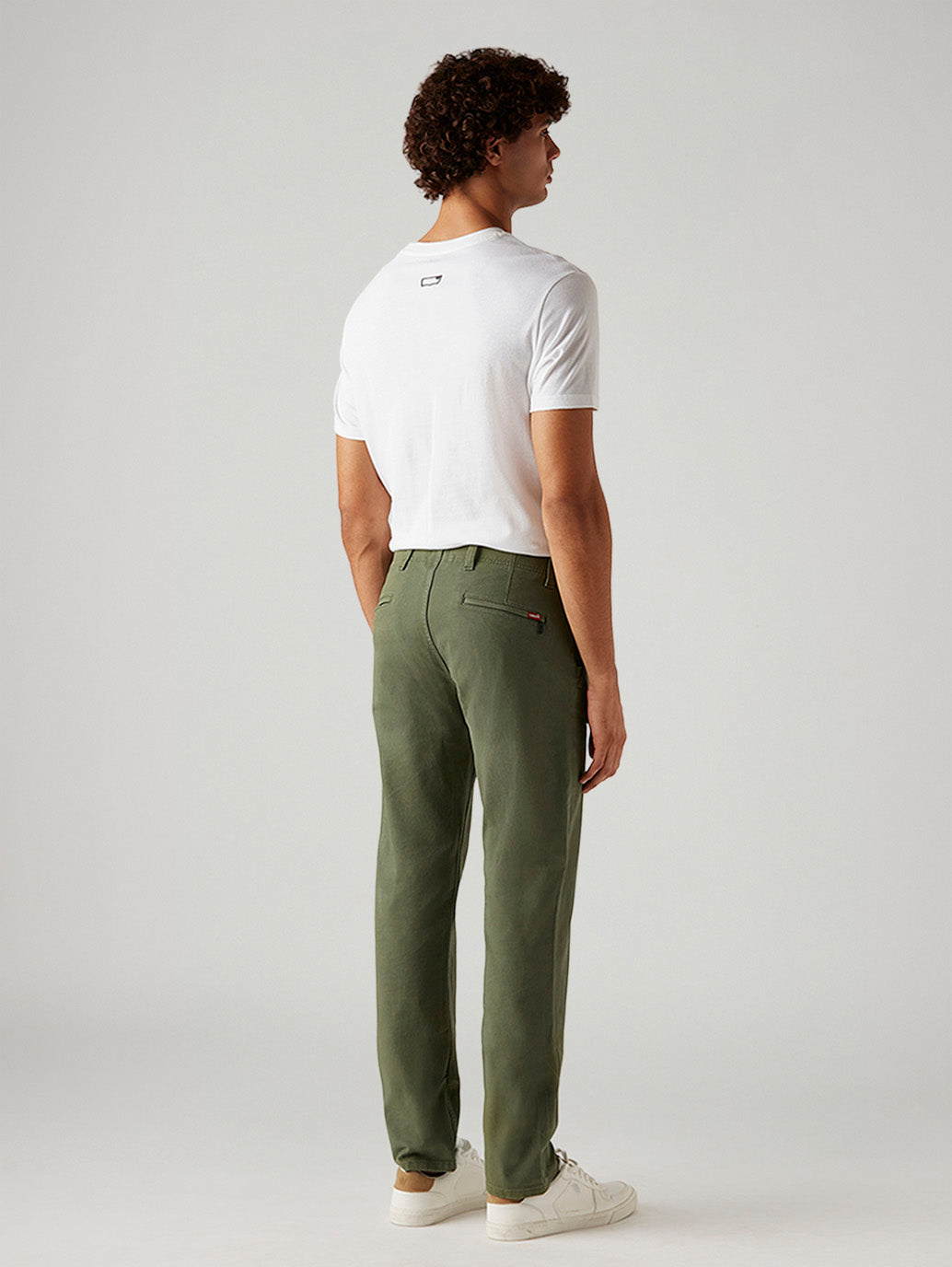 Men's 511 Olive Slim Fit Hyper Stretch Chinos - Back View