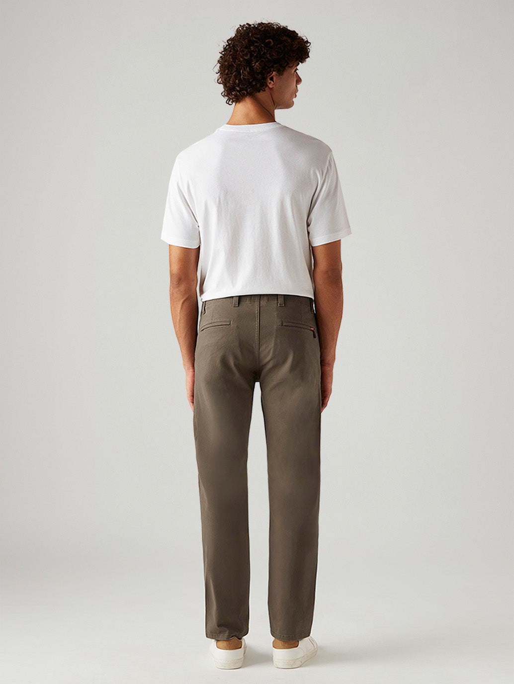 Men's 511 Taupe Slim Fit Hyper Stretch Chinos - Back View