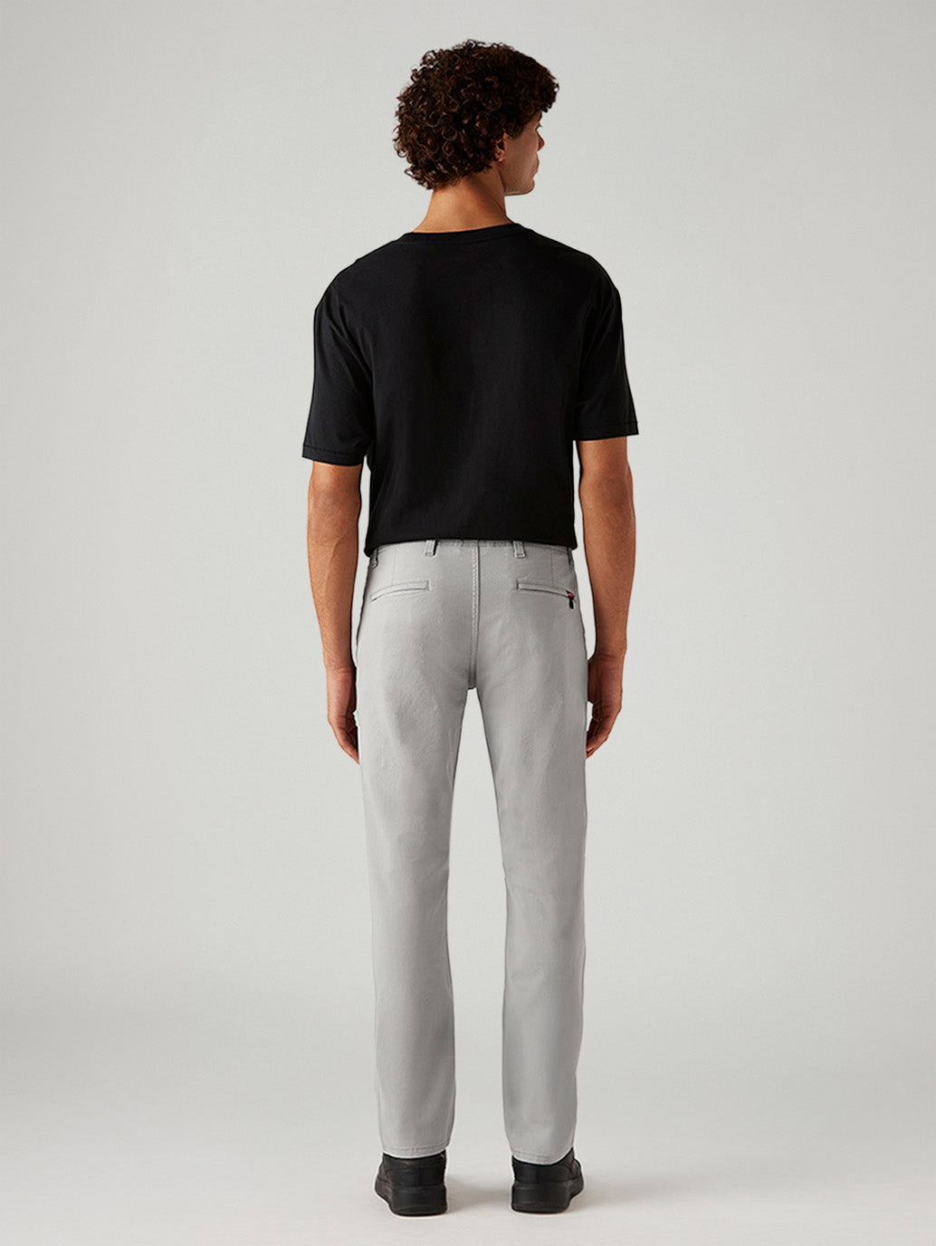 Men's 511 Light Grey Slim Fit Hyper Stretch Chinos - Back View