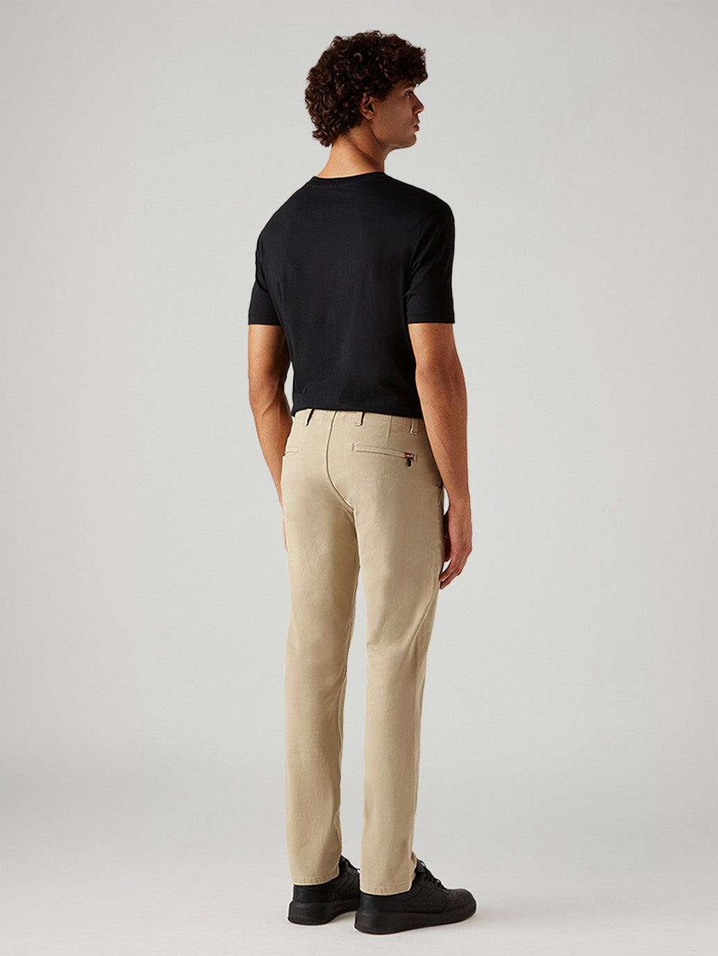 Men's 511 Beige Slim Fit Hyper Stretch Chinos - Back View