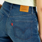 Women's Blue Ribcage Straight Fit High Rise Jeans - 20 View