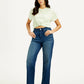 Women's Blue Ribcage Straight Fit High Rise Jeans - 20 View